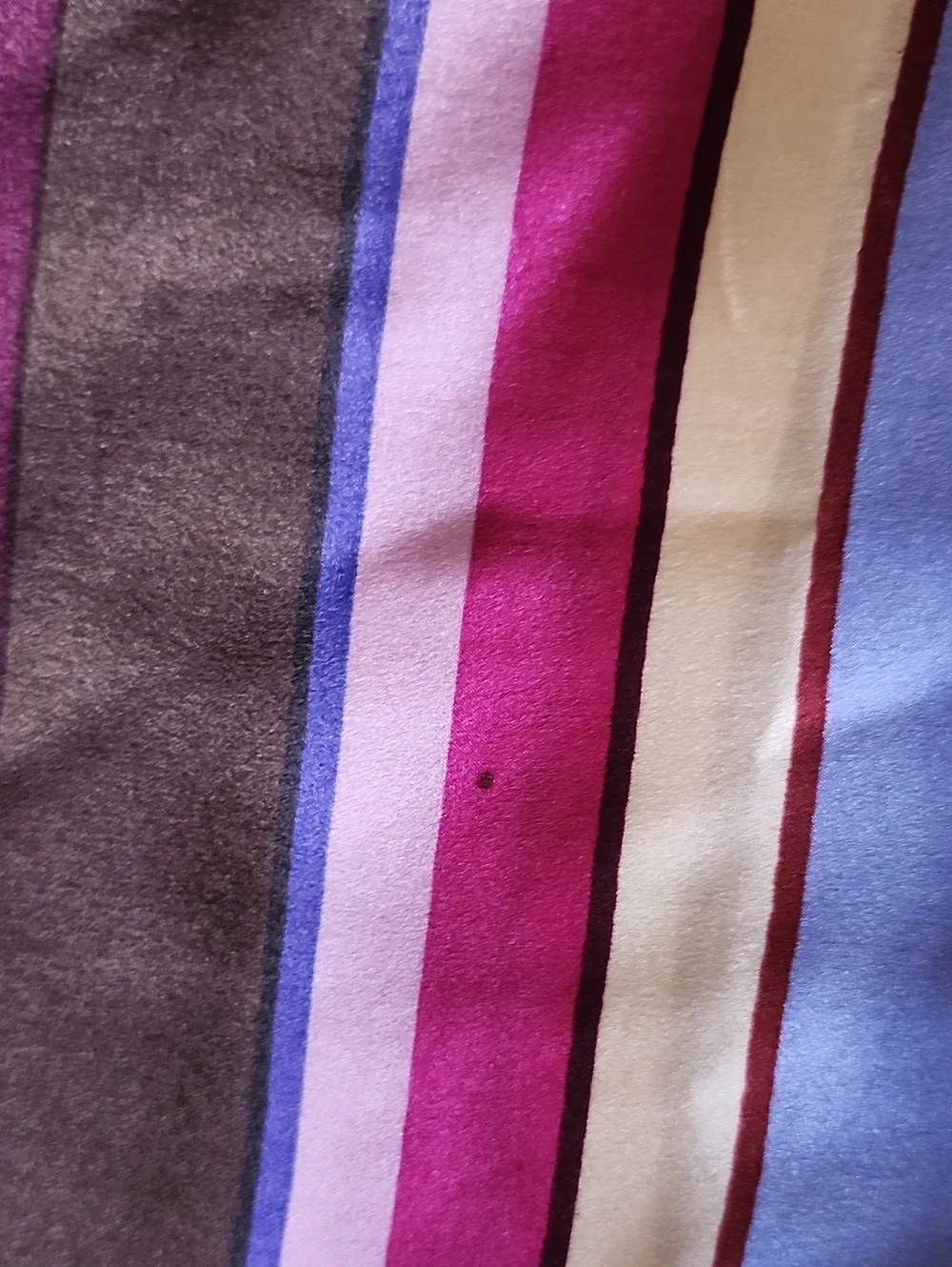 ECHO Striped Multicolor Silk Scarf 8 X 61